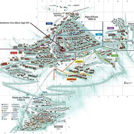 Studio 941-Particulier-Residence L'Ours Blanc-Alpe D'Huez-Centre Station Exterior photo